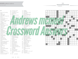 Andrews mcmeel Crossword Answers