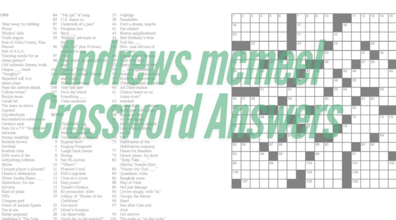 Andrews mcmeel Crossword Answers